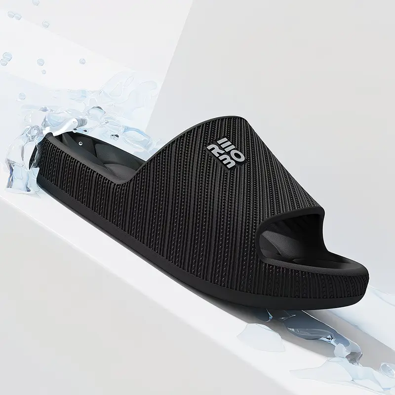 女性用EVAレタースライドスリッパ、排水穴付き、速乾、防臭、 - Mule Slip On のレビューと価格