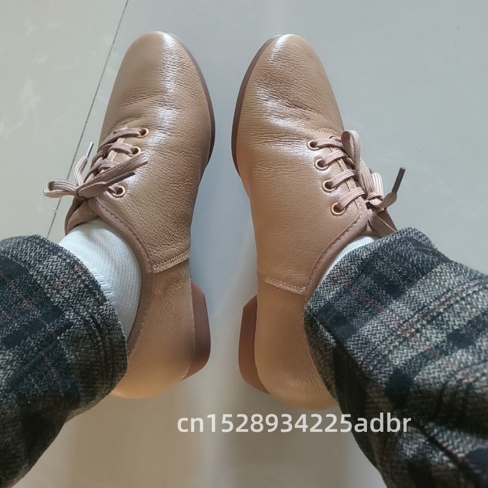新しい革製レースアップオックスフォードサンダル、ジャズダンス - Oxford Lace Up Women のレビューと価格