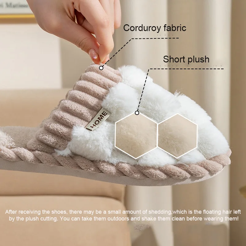 おしゃれなカップル向け、冬用のつま先を覆う暖かいチェック柄の - Mule Slip On のレビューと価格